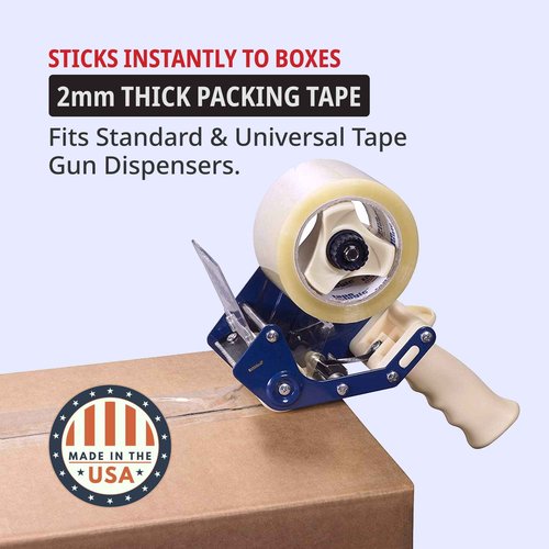 Tape Logic 2" x 55 yds Acrylic Packing Tape 2.0 Mil, Clear (36-Pack) Heavy Duty Packing Tape Rolls for Sealing Boxes at Home, Warehouse, & Office, Supplies for Packaging, Shipping, Moving