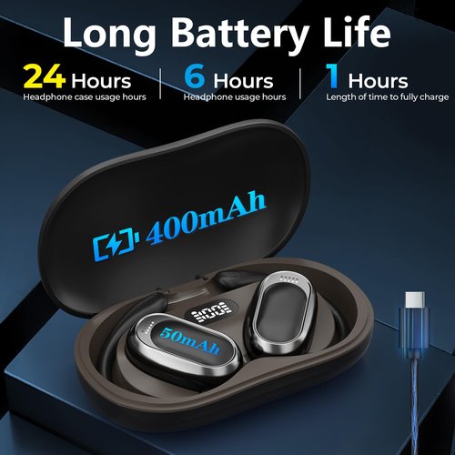 AI Translation Earbuds Real Time, 144-Language Translator Earbuds for Android/iPhone with APP, 5-in-1 Translation Music Calls Transcription AI Assistant Translation Earbuds Travel Business (Black)