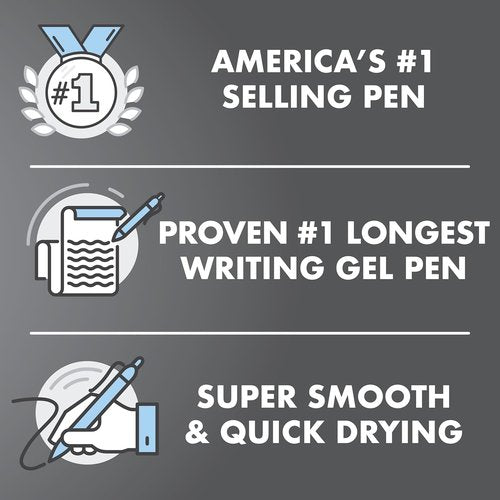 PILOT G2 Premium Gel Pens - Refillable & Retractable, Fine Point, Purple Ink, 12-Pack