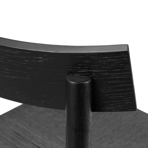 POLY & BARK Hamm Counter Stool in Pitch Black