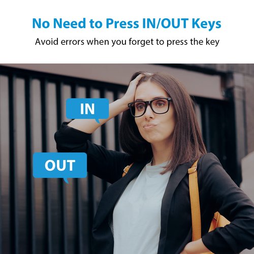 NGTeco Time Clock, App Fingerprint Employee Attendance Machine for Employees Small Businesses, No Remote Access 2.4GHz LAN WiFi Time Card Punch Machine (No Monthly Fee)