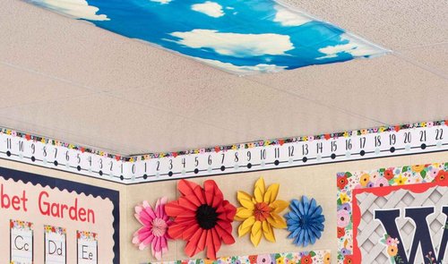 Teacher Created Resources Clouds Calming Covers Ceiling Light Filters (TCR20140)