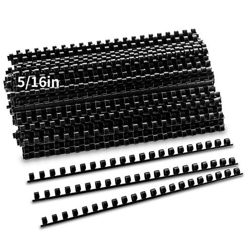 MAKEASY Comb Binding Machine with 200PCS 3/8'' +5/16‘’ Combs