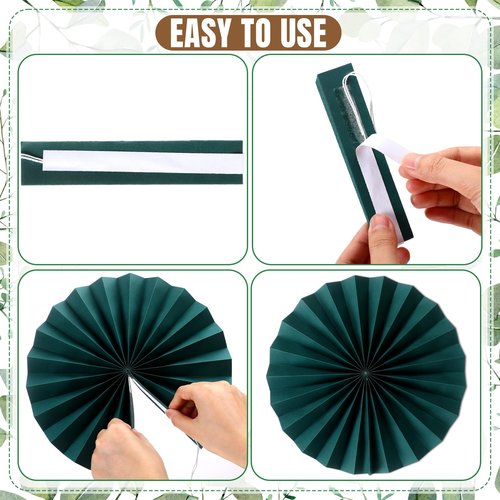 Pasimy This is Your Year Bulletin Board Borders Eucalyptus Plant Inspirational Classroom Decoration Welcome Back to School Bulletin Board 3D Paper Fans for School Office Home Chalkboard Wall Decor