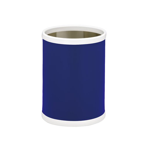 Kraftware Fun Colors Round Waste Basket, 11", Royal Blue