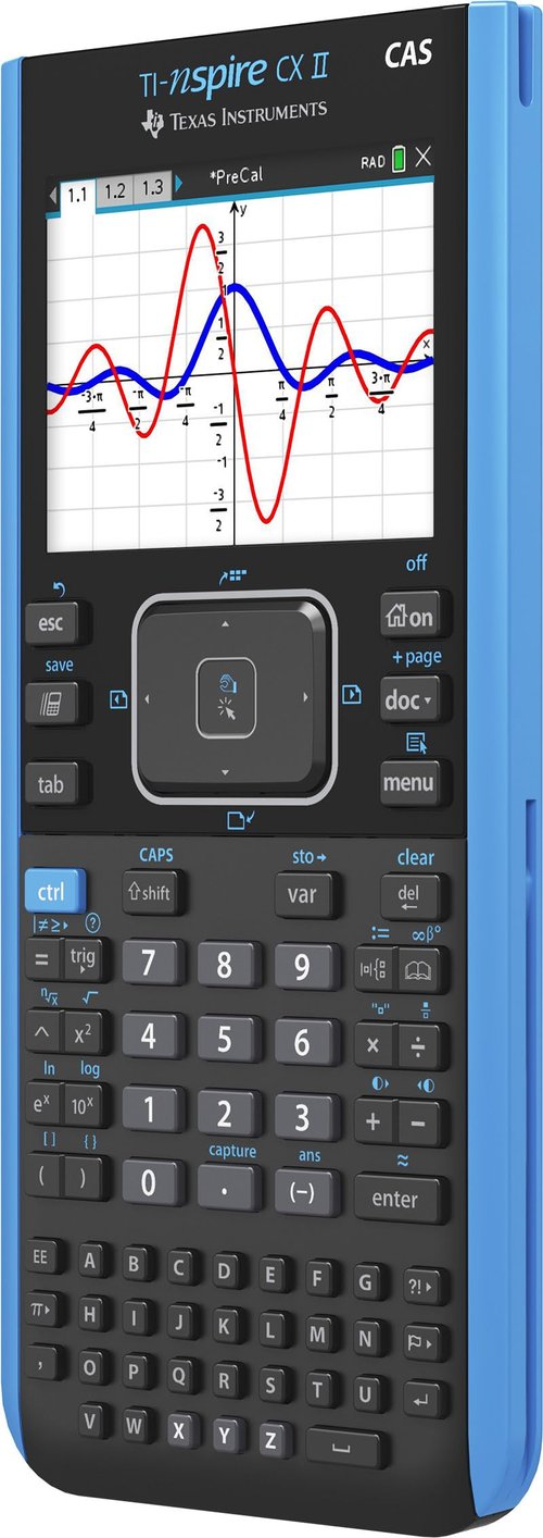 Texas Instruments TI-Nspire CX II CAS Color Graphing Calculator with Student Software (PC/Mac)