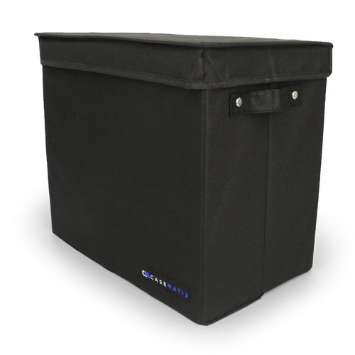 CASEMATIX Graded Comic Book Storage Case Fits up to 28 CGC Graded Comics, Lightweight Comic Book Bin with Three Removable Comic Book Box Partitions