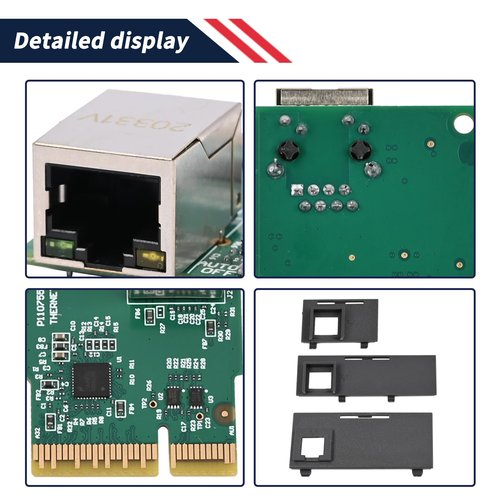 Promrmr P1112640-015 Kit Upgrade Ethernet Module Fit for Zebra ZD421 ZD421d ZD421t ZD411 Thermal Printer 203dpi 300dpi Ethernet Wired Connection Module