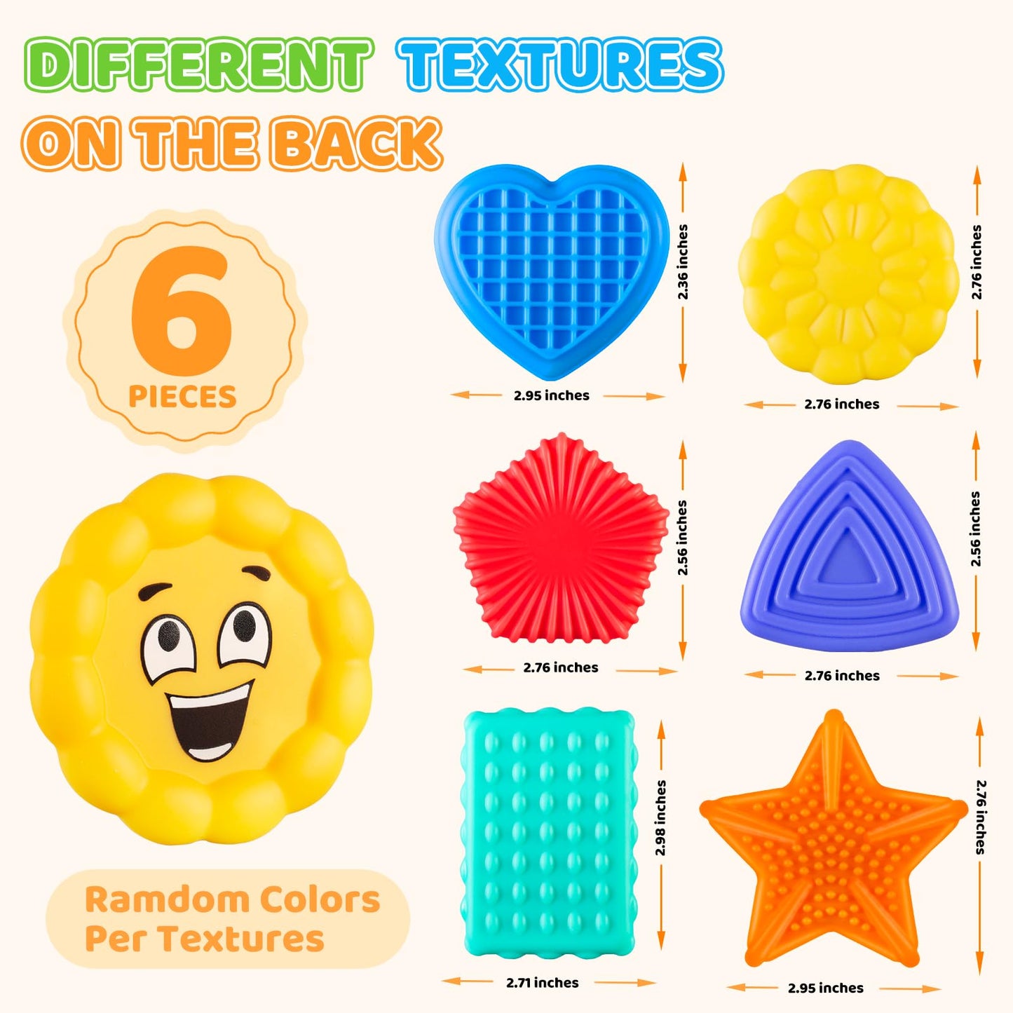 APLIST Emotion Sensory Toys for Toddlers Kids, Social Emotional Learning for Nonverbal Autism Special Needs, Play Therapy Feelings Toys, Preschool Calm Down Corner Quiet Tactile Fidget