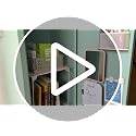 Svartur Black Locker Organizer Kit with Shelf, Mirror, Whiteboard & Pen Holder