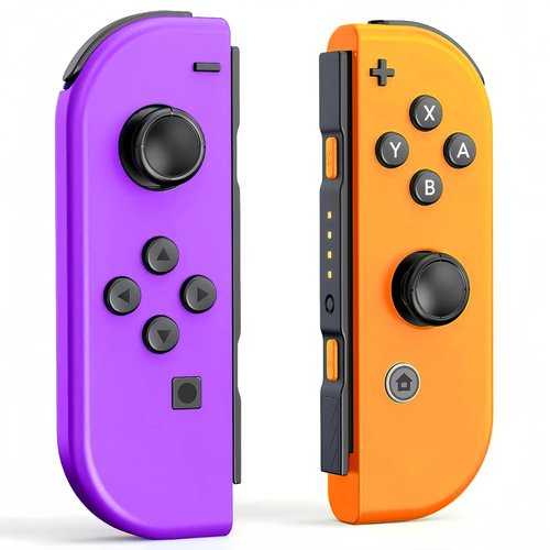 Wireless Replacement Switch Controllers, Portable Long Battery Life Game Joypad Compatible for Switch/OLED/Lite, Support Wake-up, Motion Sensing, Dual Vibration and More Fun Function