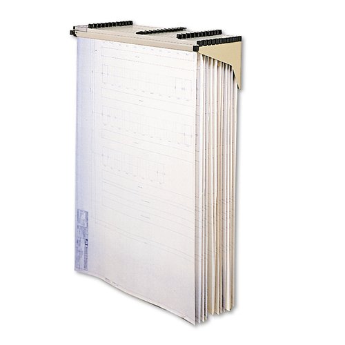 Safco Products 5030 Drop and Lift Wall Rack, Tropic Sand