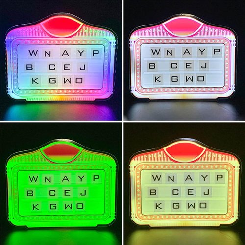 NOLLAM LED Club Bottle Presenter, Color Letter Billboard,Hand Holding Luminous LED Presenter,Happy Birthday,Changeable Letters VIP Service for Club Party Bar