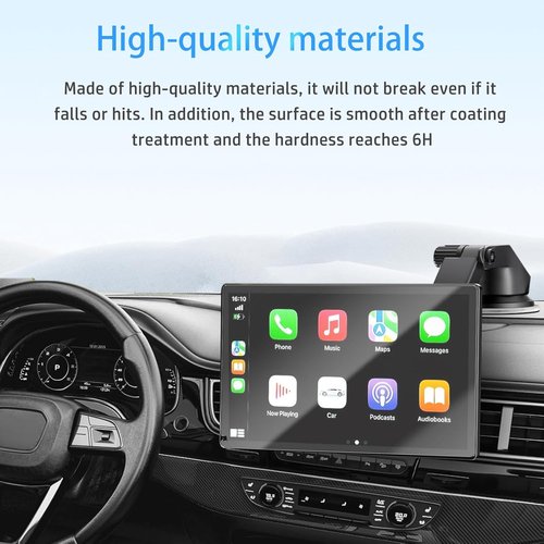 NOUKAJU Screen Protector for HAUXIY Q9S Carplay - HD Protective Film, 6H Hardness, Anti-Fingerprint, 9-Inch