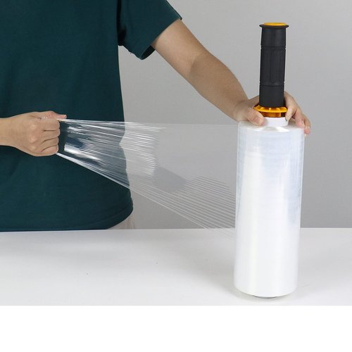 BOMEI PACK 10" Clear Stretch Wrap 4Pack 950ft Stretch Cling Durable Adhering Packing Moving Packaging Heavy Duty Shrink Film Stretch Wrap