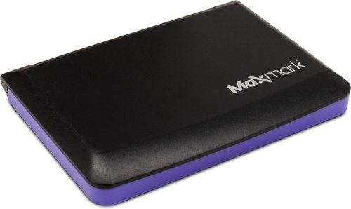MaxMark Large Purple Stamp Pad - Premium Quality Felt Pad | 2-3/4" x 4-1/4" Size