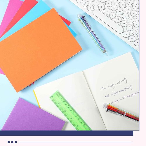 Fullhawl 48 Pcs Colorful Blank Notebook and 6-in-1 Multicolor Ballpoint Pen Set 5. 5 x 8. 3 in Blank Unlined Journals A5 Plain Paper Sketchbooks Retractable Pens for School Office Supplies Gift