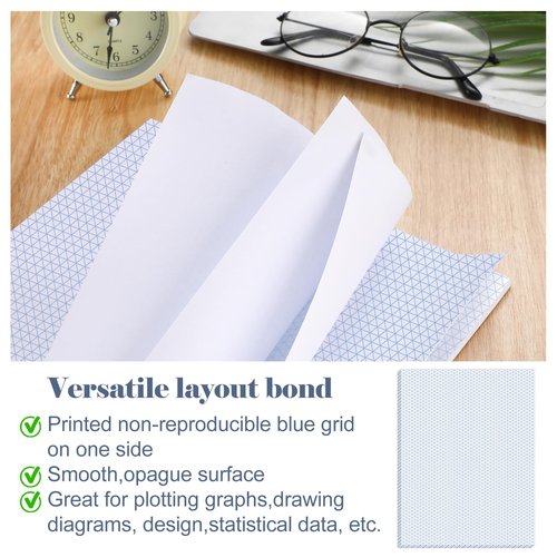 MotiMind 50 Sheets Isometric Graph Paper Pad 8.5 x 11 Isometric Paper Drafting and Graph Pads for 3D Designs Architecture Landscaping Engineering Drafting(8.5 X 11)