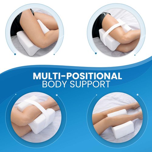 Everlasting Comfort Lumbar Support & Knee Pillow - Ultimate Comfort - Enhance Sleep and Office Comfort - Relieve Back Pain, Hip Pain, Knee Pain
