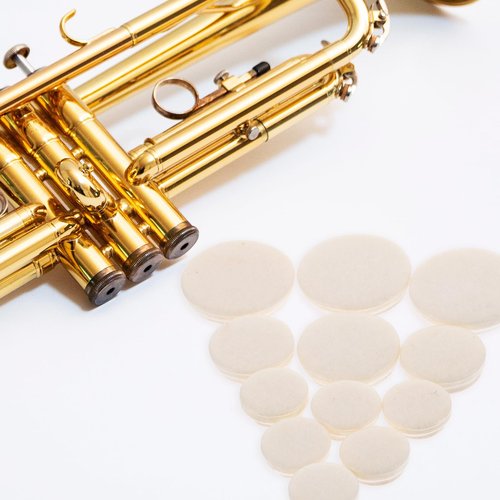 ROSENICE 17pcs Clarinet Pads Bb Clarinet Woodwind Instrument Pads
