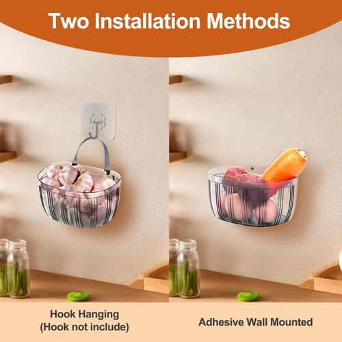 Beileqi 4 Pcs Adhesive Clear Inside Cabinet Door Organizer Spice Wall Mounted Shelf Condiment Storage Caddy for Bathroom Kitchen under Sink and Living Room
