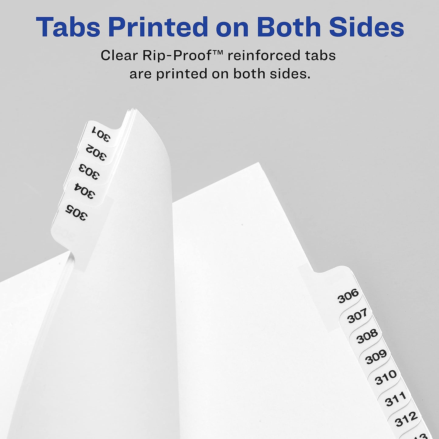 Avery Legal Dividers, Standard Collated Sets, Letter Size, Side Tabs, 51-75 (01332)