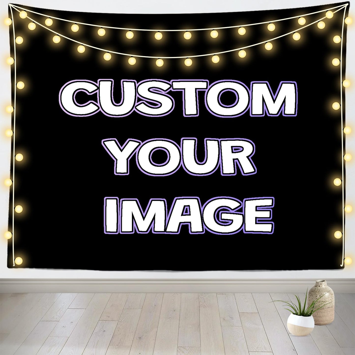 BELECO 7x5ft Fabric Custom Backdrop Image Customized Backdrop with Picture Logo Text Customize Your Design Personalized Background Banner Valentines Day Birthday Wedding Party Decorations Photo Prop