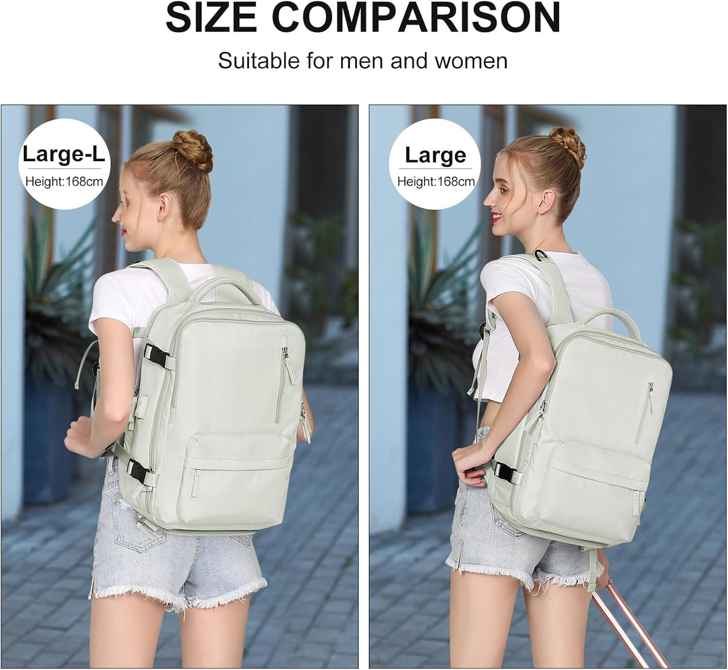 WONHOX Large Travel Backpack - Flight Approved Laptop Bag for Business & Leisure | Unisex Design