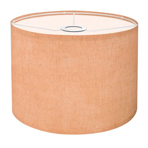 Drum Lamp Shades peach color Pastel Orange Coral Grunge Light Terracotta Beige Brown Lamp Shade for Floor Lamps Table Lamps Pendant Light 11"x8.9" Linen Replacement Large Lampshades