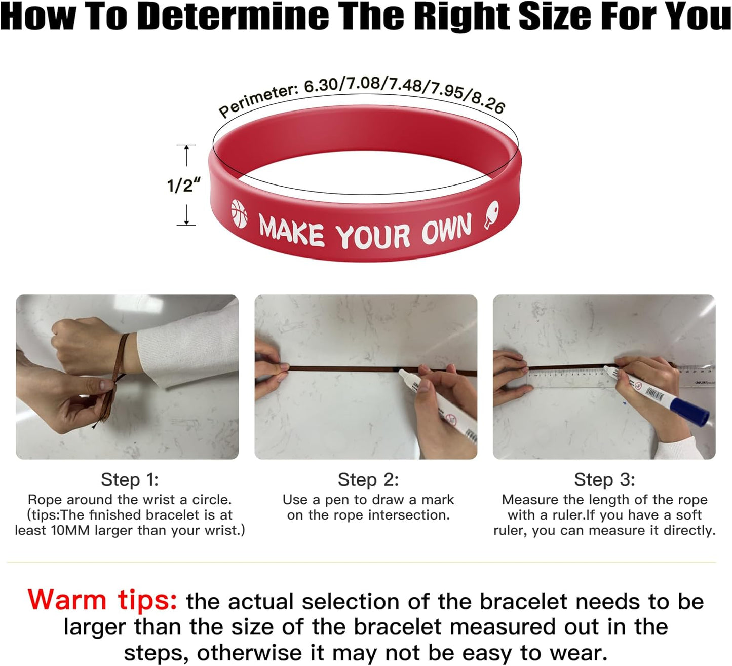 Wanstay Custom Silicone Wristbands - Personalized Rubber Bracelets for Events & Gifts | Bulk Options Available