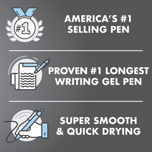 Pilot, G2 Premium Gel Roller Pens, Extra Fine Point 0.5 mm, Pack of 12, Black