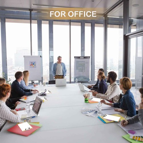 50 Pcs Mini Clipboard Bulk 6 x 9 Inch Small Clipboards Wood Hardboard Clip Board A5 Memo Sized Clipboards Wooden with Low Profile Clip for Home Office School Classroom Party Supplies, Brown