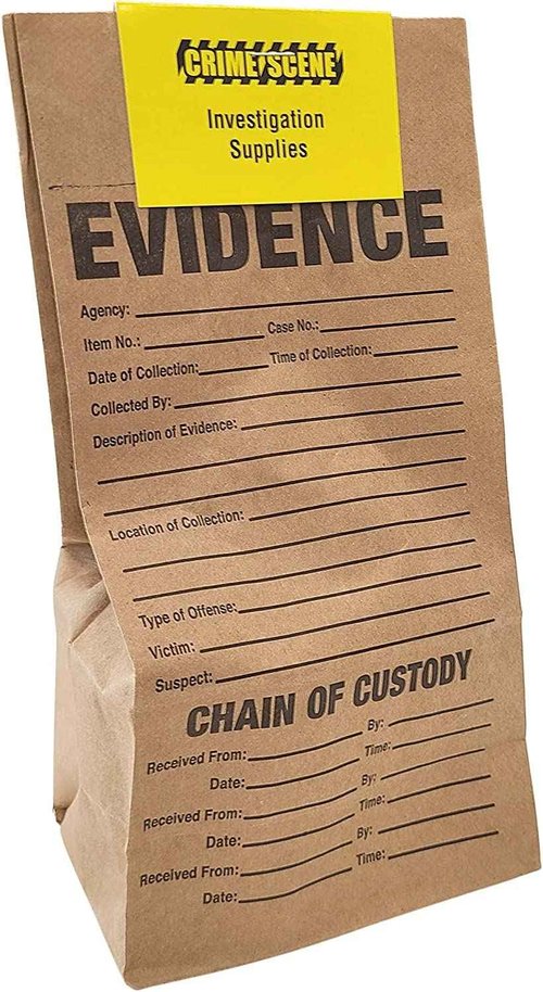Crime Scene Red Evidence Box Sealing Tape (Case of 6 Rolls)