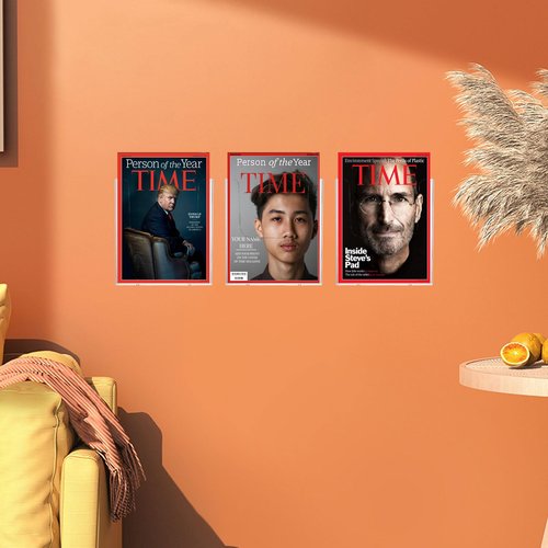 CertBuy 3 Pack Brochure Holder 8.5 x 11 In Flyer Holder Acrylic Brochure Holders Wall Mount Pamphlet Holder Clear Literature Holder Plastic Brochure Holders Wall Mounted, Mail Holder For Wall