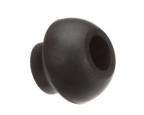Hobart Commercial Kitchen Door Stop, Black, Modern Style, Floor Mount, Plastic, 1 Set, 1 Piece