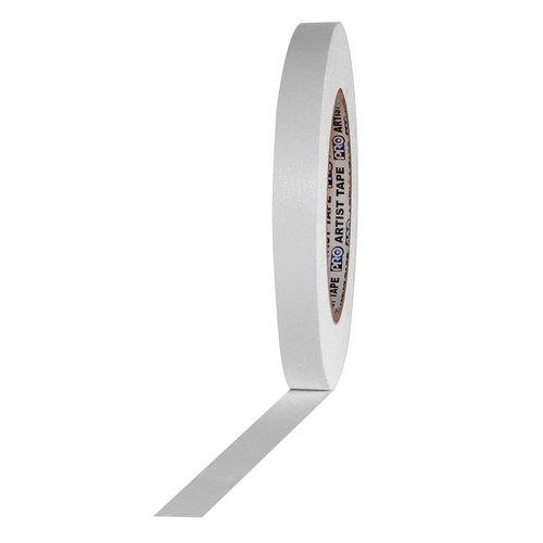 ProTapes Artist Tape - Flatback Printable Paper for Boards & Consoles | 60 Yards x 1/2 Inch, White