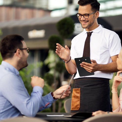 24 Pack Mini Clipboards 4 x 6 Inch Small Pocket Plastic Memo Clipboards with Profile Clip for Small Notepads Receipts Tickets (Black)