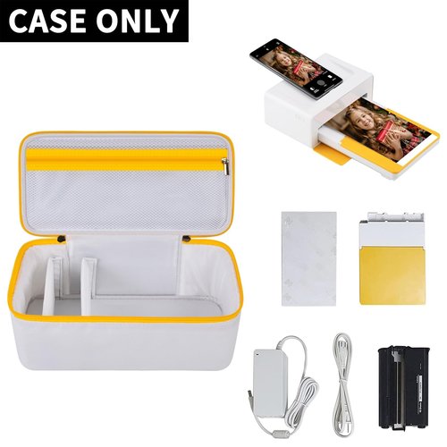 Carrying Bag Compatible with Kodak Dock/Plus 4x6”Portable Instant Photo Printer, Storage Holder for Cartridge Refill/Photo Paper Tray/Charger Accessories, with Adjustable Shoulder Strap -Case Only