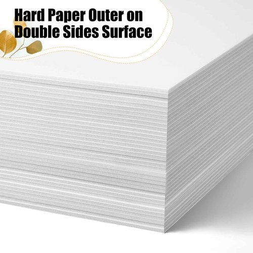 Frienda 100 Pack Foam Boards 1/8 Inch Thickness Foam Poster Boards Core Backing Board for Projects Presentation Board for School Crafts Office Art Projects(8x10x0.125 Inches,White)