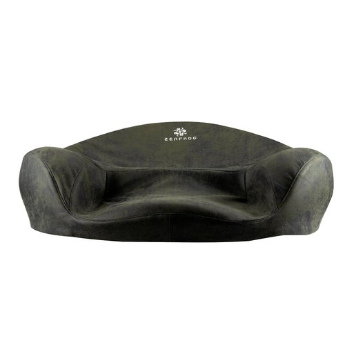 ZENFROG Ergonomic Meditation Cushion/Chair/Seat/Floor Pillow for Home/Office/Studio – Memory Foam, Removable & Washable Cover, Designed for Long Period Meditation Comfort (Dark Green)