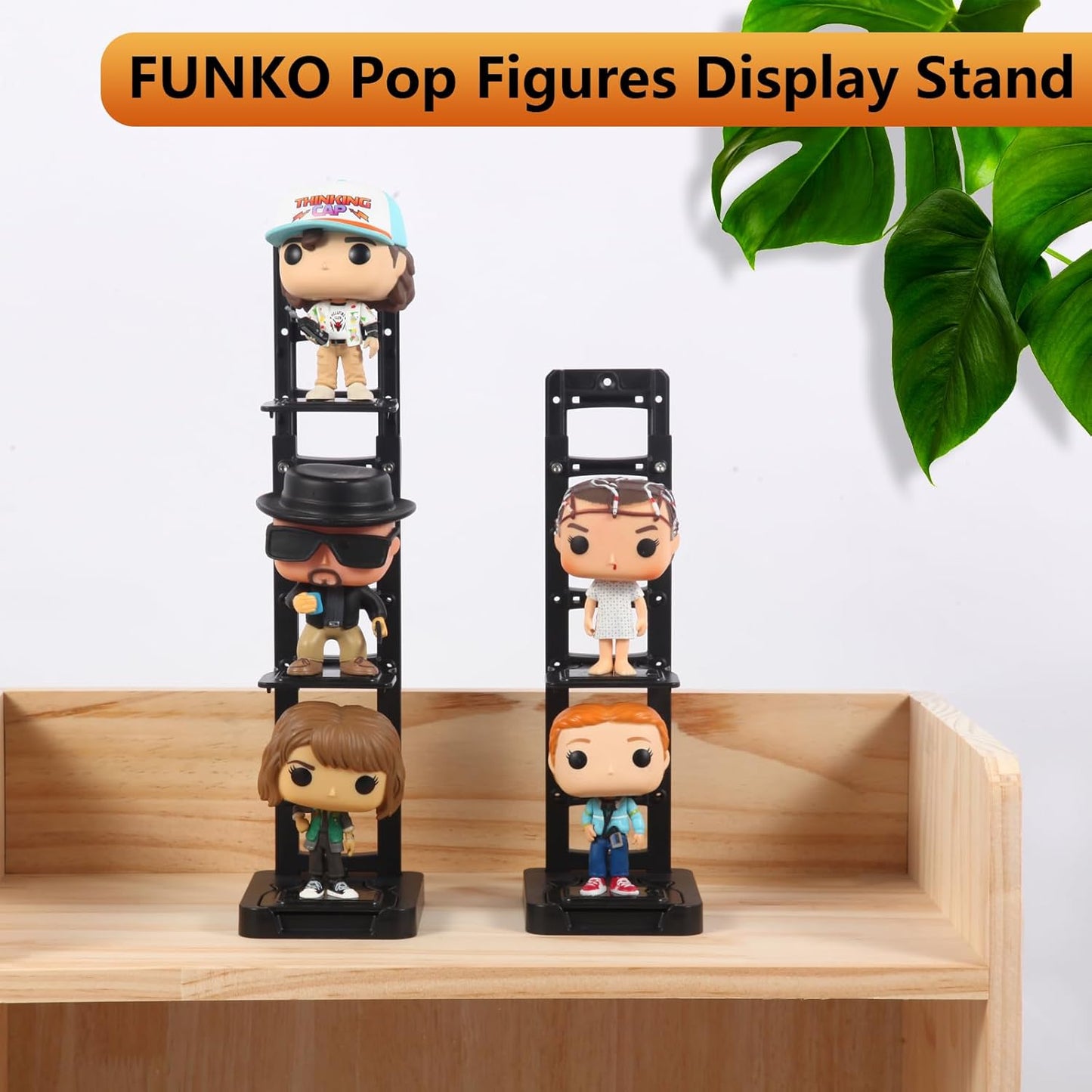 YODAR Display Shelf Organizer - 3 Tier Risers for Funko Pop Figures | Stylish Home Decor