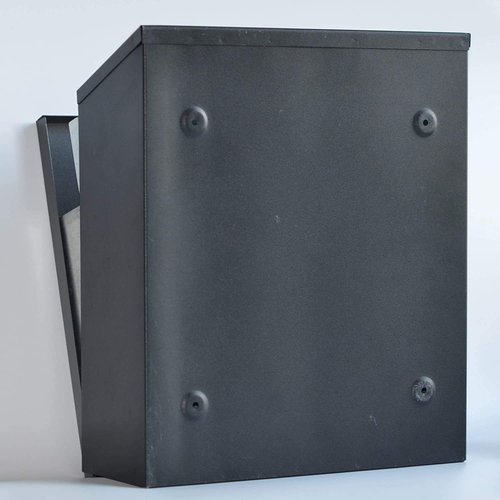 PLESIU GenericDEFGHIJ Wall-Mounted Cigarette Disposal Tower - Commercial Ashtray - Black