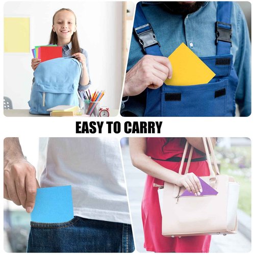 Thenshop 150 Pack Mini Notebooks Bulk Small Notepad Unlined Journals Pocket Blank Sketchbooks Kids Students Gifts Back to School Supplies 4 x 4 Inch 24 Sheets(Multicolor)