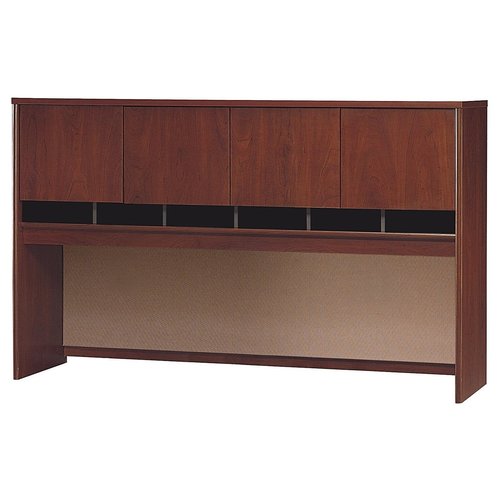 Bush Business Furniture Series C Hutch, 72W 4 Door, Hansen Cherry