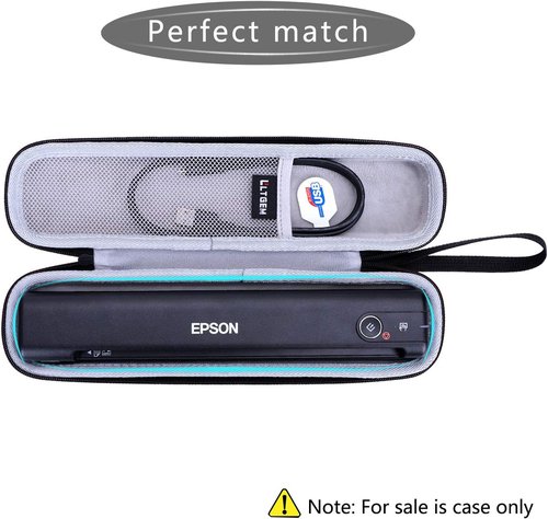 LTGEM Hard Case for Epson Workforce ES-50/55R/60W | Durable Protection for Portable Document Scanners