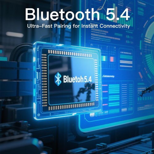 AI Translation Earbuds Real Time – 144 Languages (Incl. Spanish), Bluetooth 5.4, 80H Battery, Waterproof, 5 Modes for Business, Travel & Learning&Meetings & Study