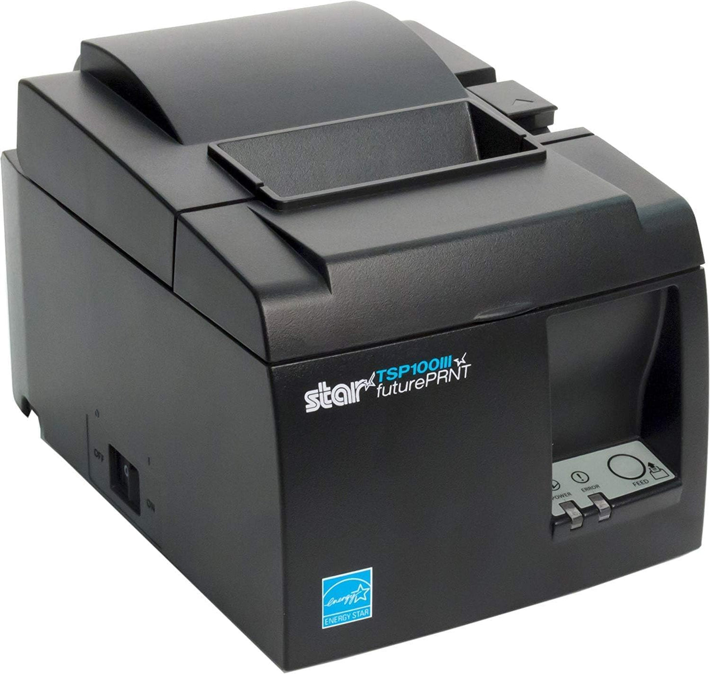 Star Micronics TSP100 Thermal Receipt Printer - Monochrome, USB, Gray, Internal Power Supply