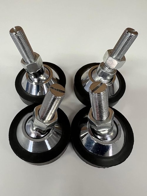Skiennix Adjustable Alloy Steel Feet - Package of 4 for Floor Scale/Platform | 1/2-20 Size