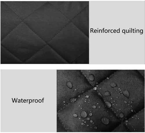 2 in 1 Waterproof Armrest Covers Sofa Arm Organizer with 14 Pockets for Tablet Magazines TV Remote Holder, Anti-Slip Recliner Couch Armchair Slipcover Furniture Sofa Arm Protector Storage Caddy Pouch