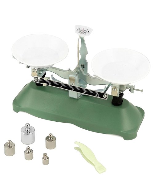 QWORK Balance Scale - 100g/0.1g Precision Triple Beam Balance for Educational Use